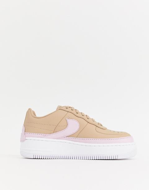 nike air force 1 jester beige and pink
