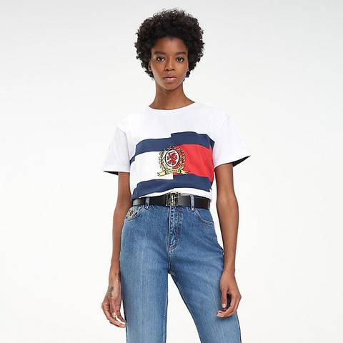 T-shirt Con Sezioni Congiunte