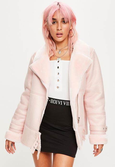 Pink Ultimate Aviator Jacket, Pink