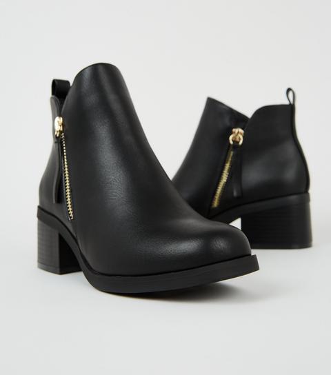 new look square toe boots