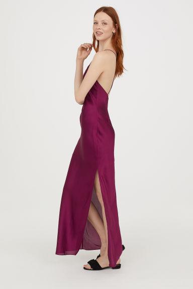 Vestido Largo De Satén
