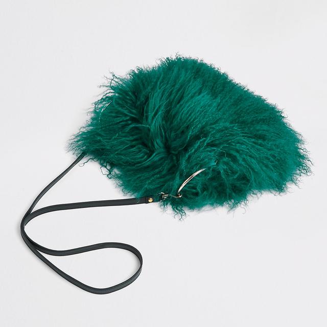 river island mongolian fur bag