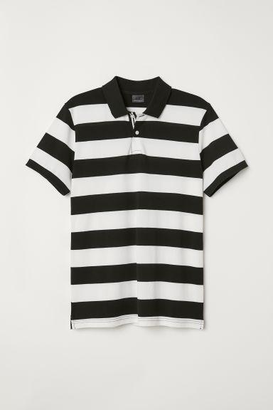 H & M - Polo In Cotone Premium - Bianco