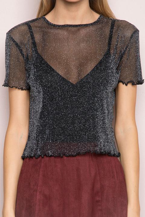 Porter Glitter Top