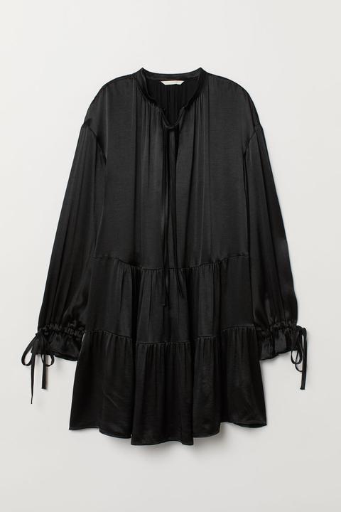 H & M - Tunique À Volants - Noir