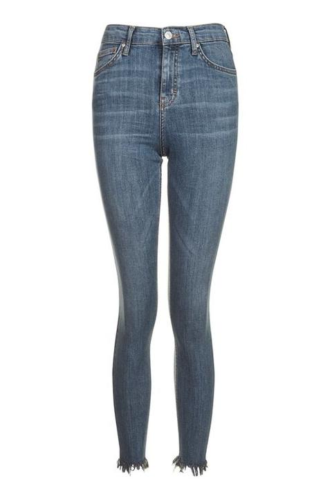 Moto Frayed Hem Jamie Jeans