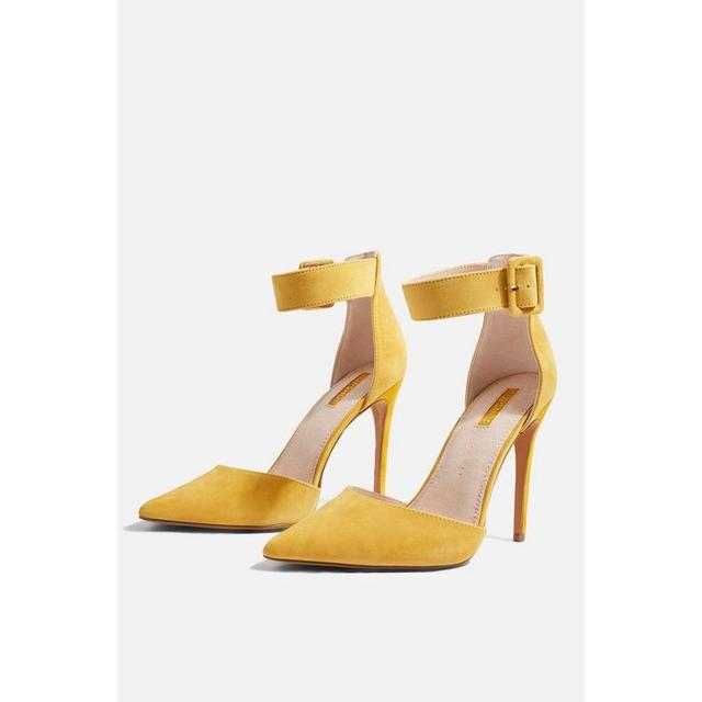 wide fit yellow shoes