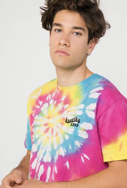 Camiseta Tie-dye Multicolor