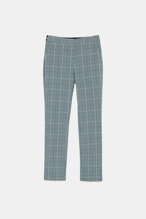 Pantaloni Jogger Waist A Quadri