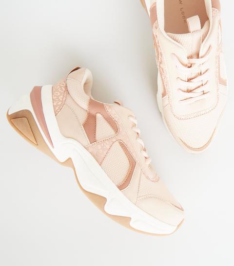 nude colour trainers