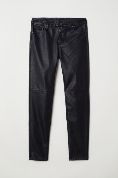 H & M - Pantaloni In Finta Pelle - Nero