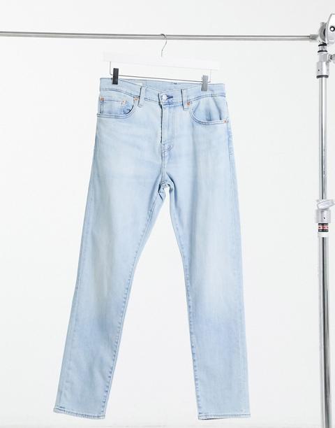 Levi's 512 Slim Tapered Fit Jeans In Gravie Fog Adv Bleach Wash-blue