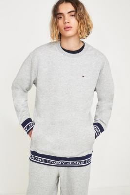 tommy jeans grey crew neck