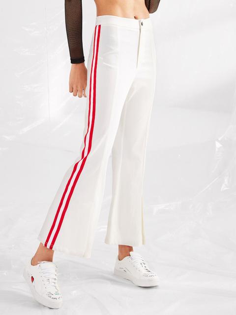 Pantaloni A Strisce Laterale