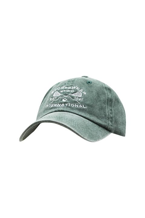 Gorra Verde Delavado