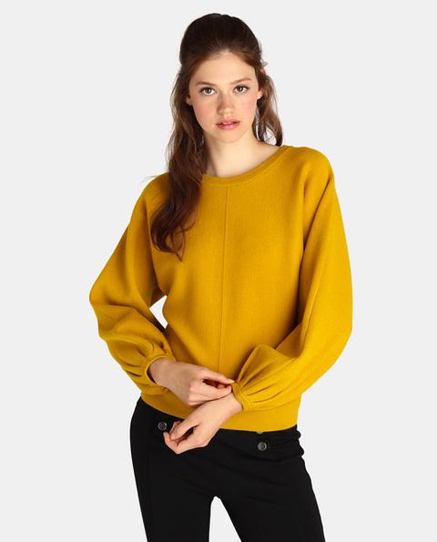 Fórmula Joven - Jersey De Mujer Amarillo Con Manga Farol