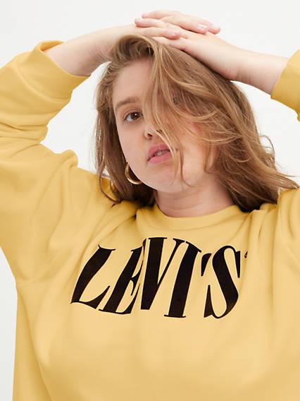 Graphic Madison Crew (plus Size) Amarillo / Ochre
