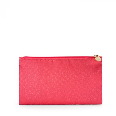 Neceser Grande Clasica De Nylon En Color Rojo