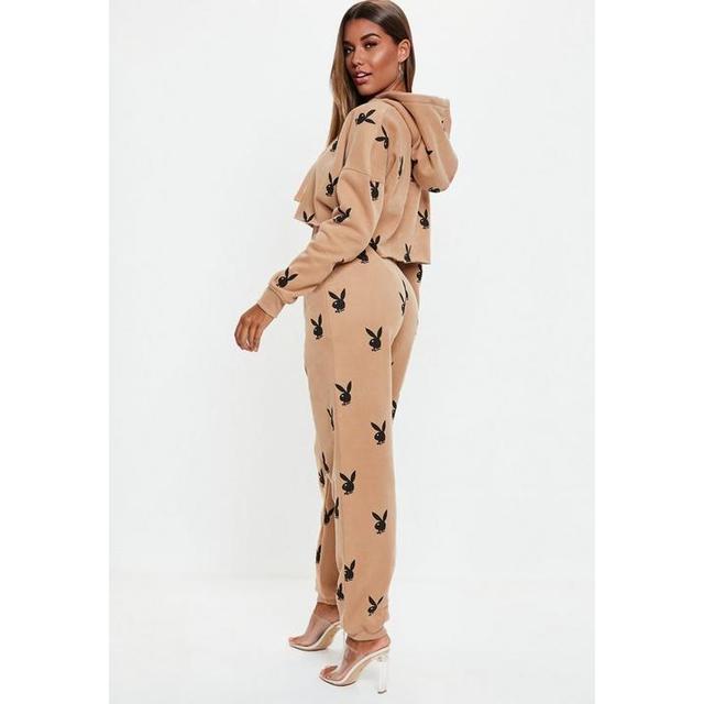 Missguided tan online joggers