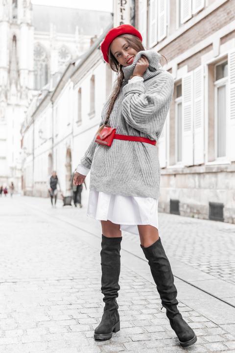 Pull Charlotte Gris