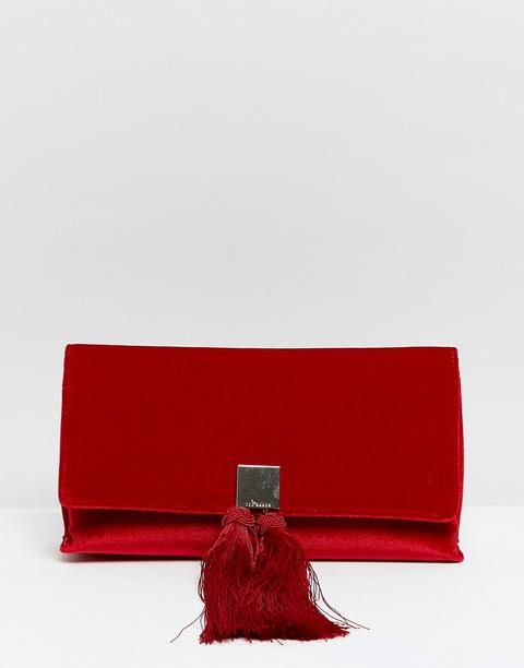 Ted Baker - Karly - Pochette In Velluto Con Nappe - Rosso