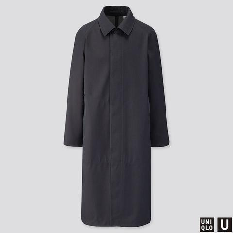 Men Uniqlo U Blocktech Oversized Coat