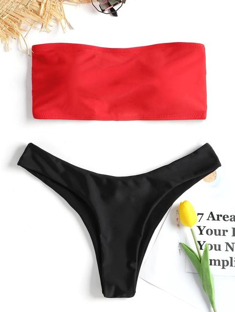 Bikini A Fascia Con Lacci