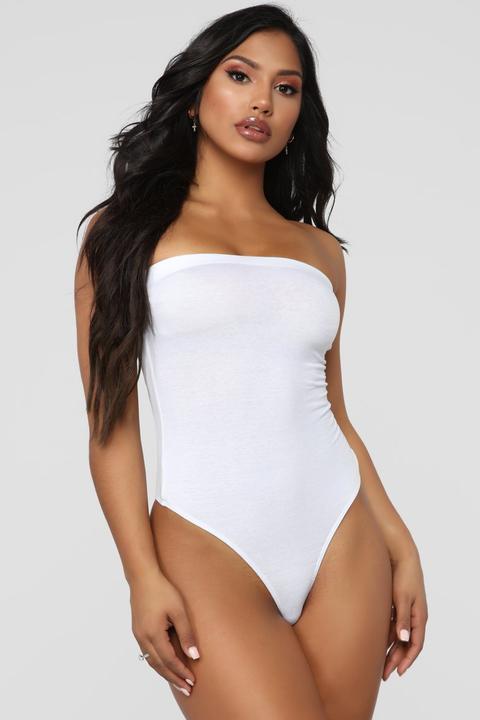 Notice Me Bodysuit - White