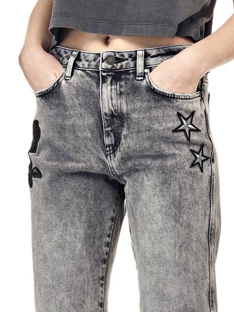 Jeans Mom Fit Ricami