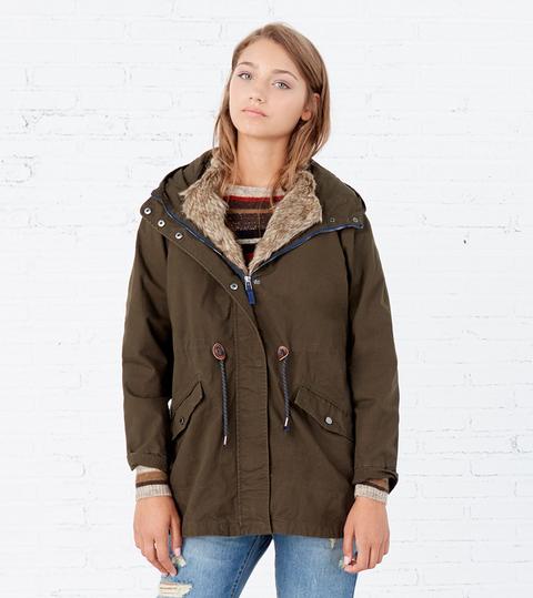 Parka Chaleco Pelo Desmontable