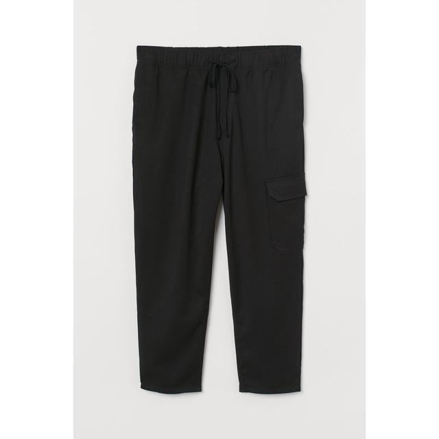 black cargo trousers h&m
