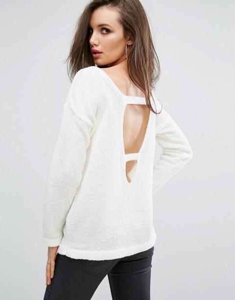 Jersey Con Espalda Abierta De Missguided