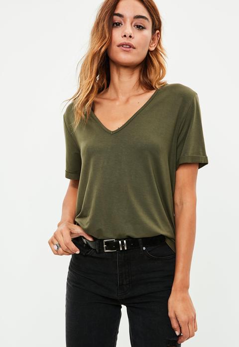 Khaki Boyfriend T-shirt