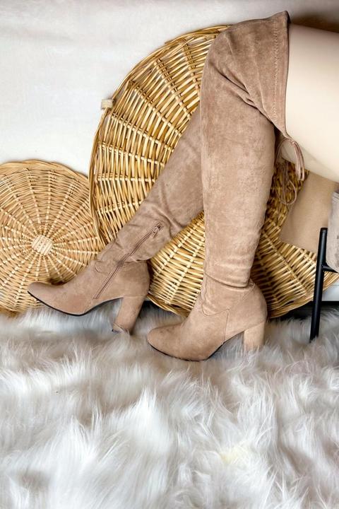 cuissarde beige femme