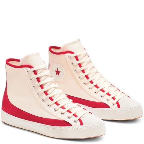 converse chuck taylor sasha vintage red and white sneakers