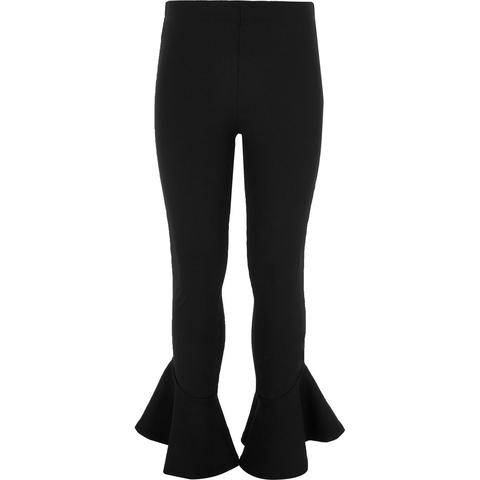 frill hem leggings