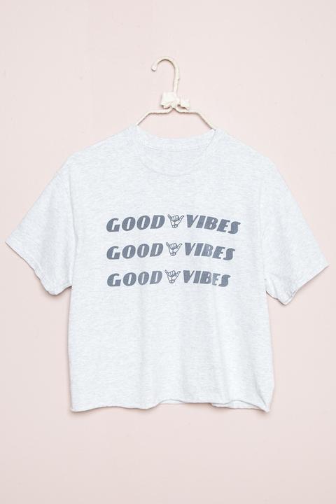 Aleena Good Vibes Top From Brandy Melville On 21 Buttons