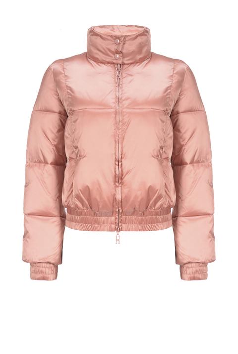 Piumino In Nylon Effetto Glossy