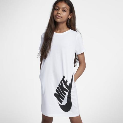 Abito T-shirt Nike Sportswear - Ragazza - Bianco