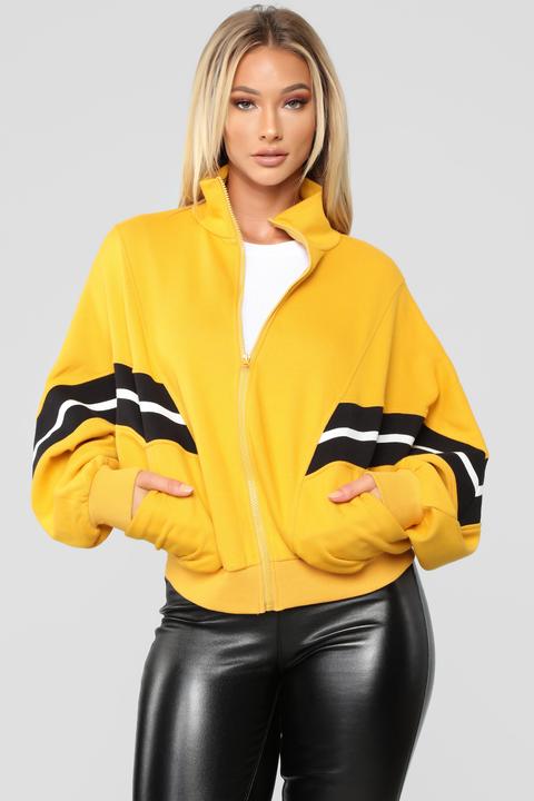Pull Up Jacket - Mustard