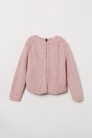 H & M - Giacca In Finta Pelliccia - Rosa