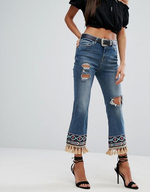 River Island - Jeans Dritti - Blu