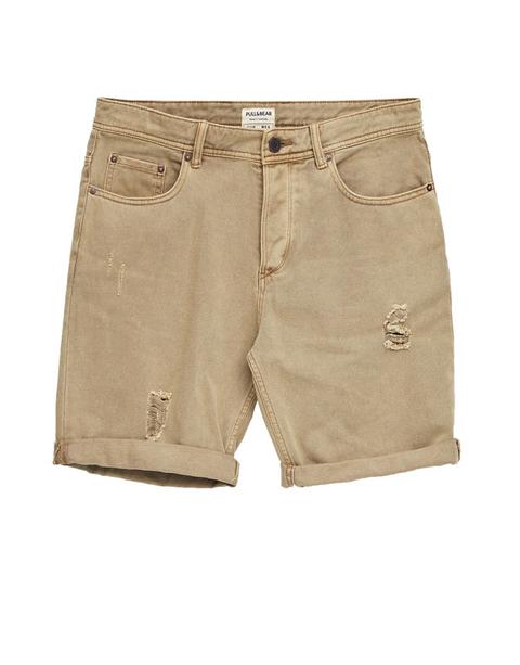 Bermuda Denim Strappi