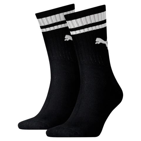 Pack De 2 Pares De Calcetines A Rayas Heritage, Negro, Talla 35-38 | Puma Mujeres