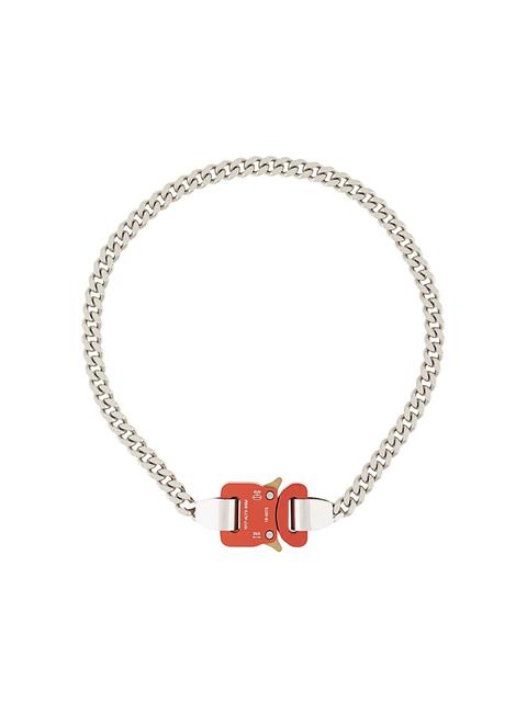 1017 Alyx 9sm Collier Ras De Cou À Fermoir Clip - Argenté
