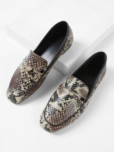 Sneakers Con Stampa Snakeskin