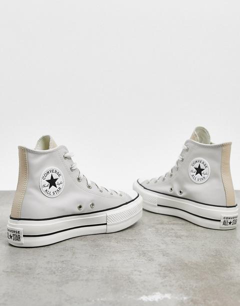 Converse Chuck Taylor Lift Hi Platform Trainers In Off White And ... بارتشن للبيع