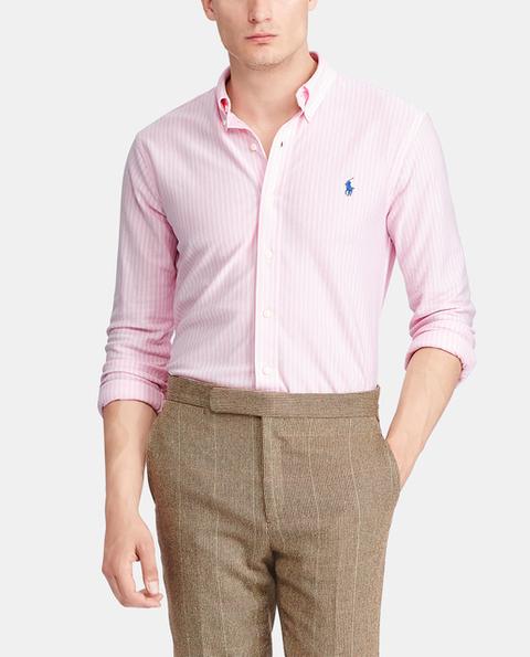 Polo Ralph Lauren - Camisa De Hombre Regular De Rayas Rosa de El Corte Ingles en 21