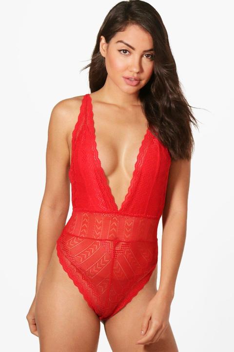 Emma Geo Lace Bodysuit