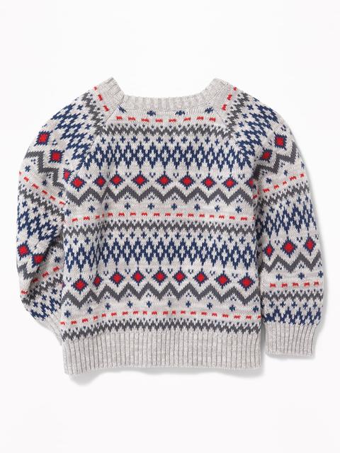 Fair isle clearance sweater old navy